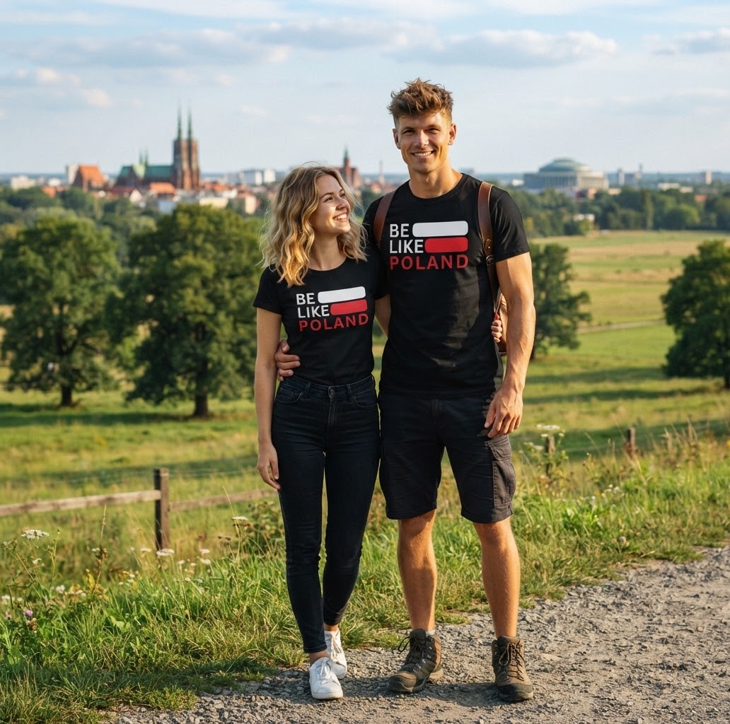 Koszulka "Be like Poland" Unisex